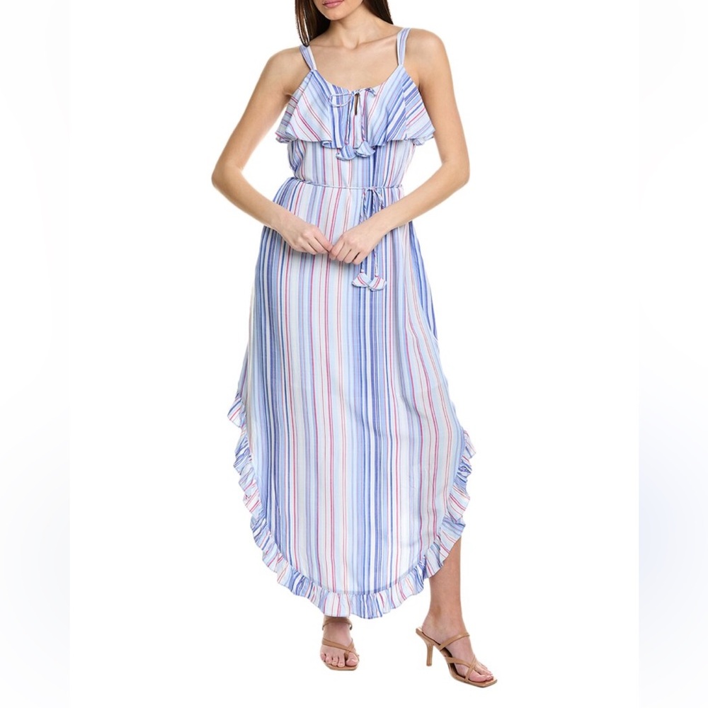 EUC Tommy Bahama Seaside Escape striped maxi dress size small